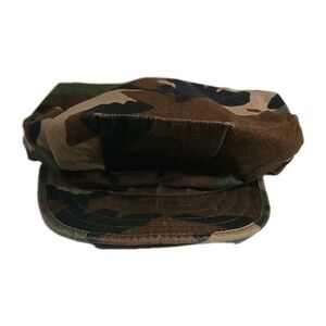 USMC Woodland Camo Field Cap Size 7 Military Hat Marine Corps Utility Outdoor